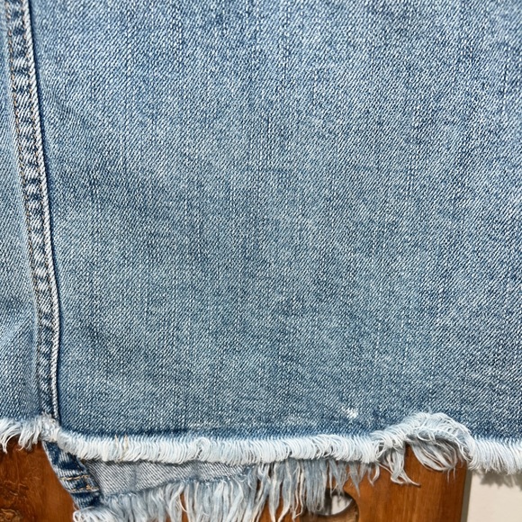 BlankNYC Asymmetrical Denim Wrap Skirt - Picture 13 of 14